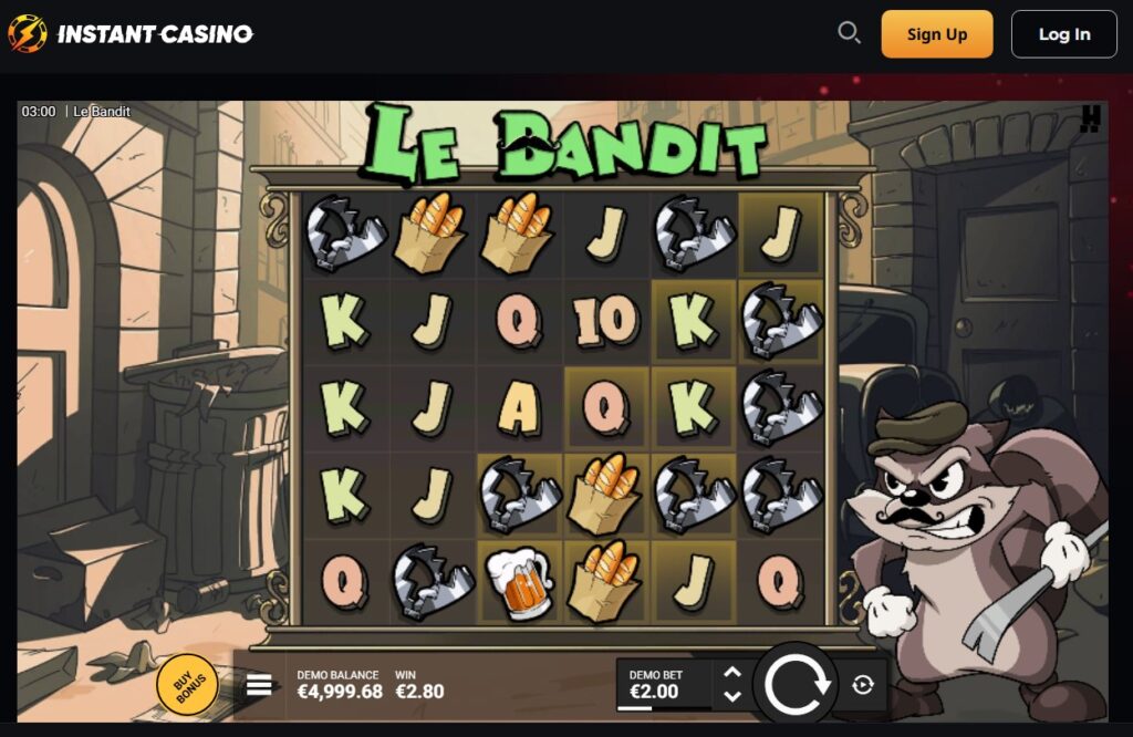 سلوت Le Bandit على Instant Casino