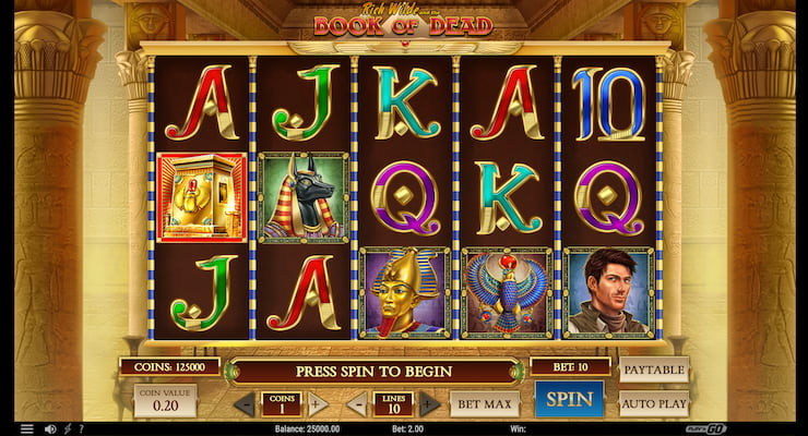 لقطة شاشة لـ book of Dead