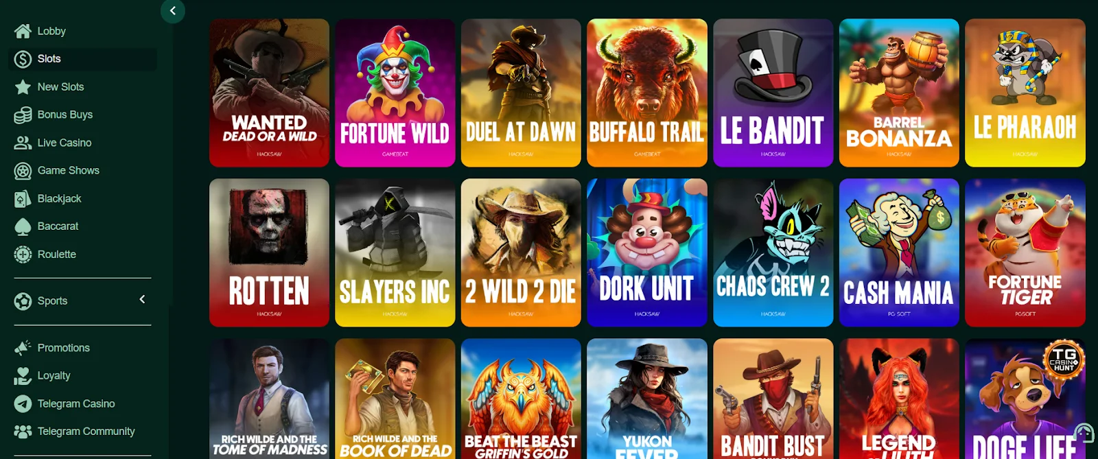 لقطة شاشة T.G Casino