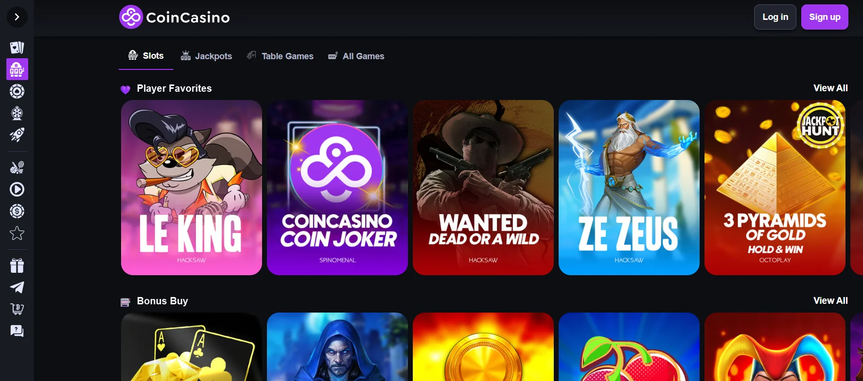 لقطة شاشة Coin Casino