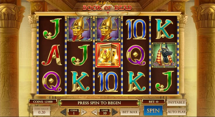 لقطة شاشة لـ Book of Dead