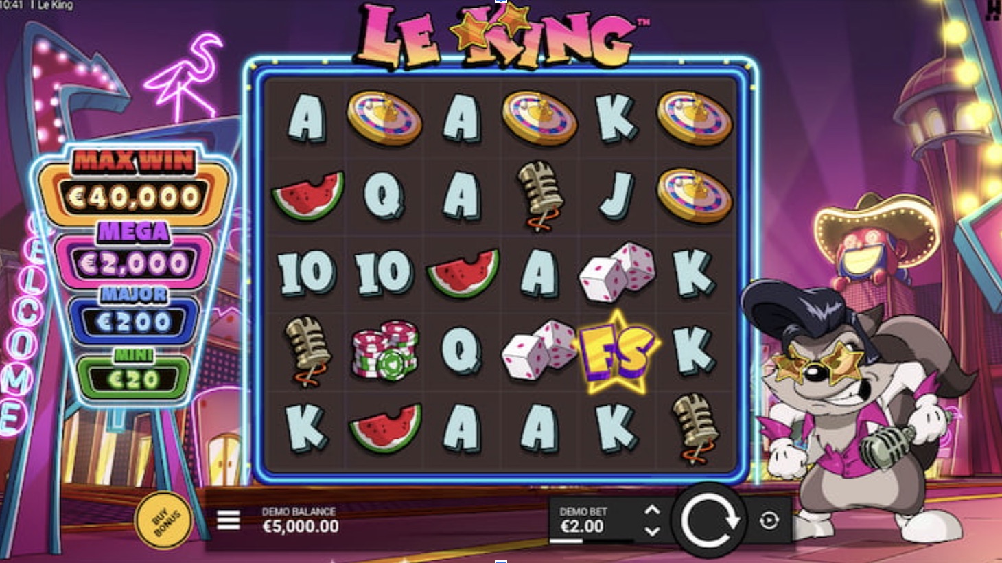 Le King slot
