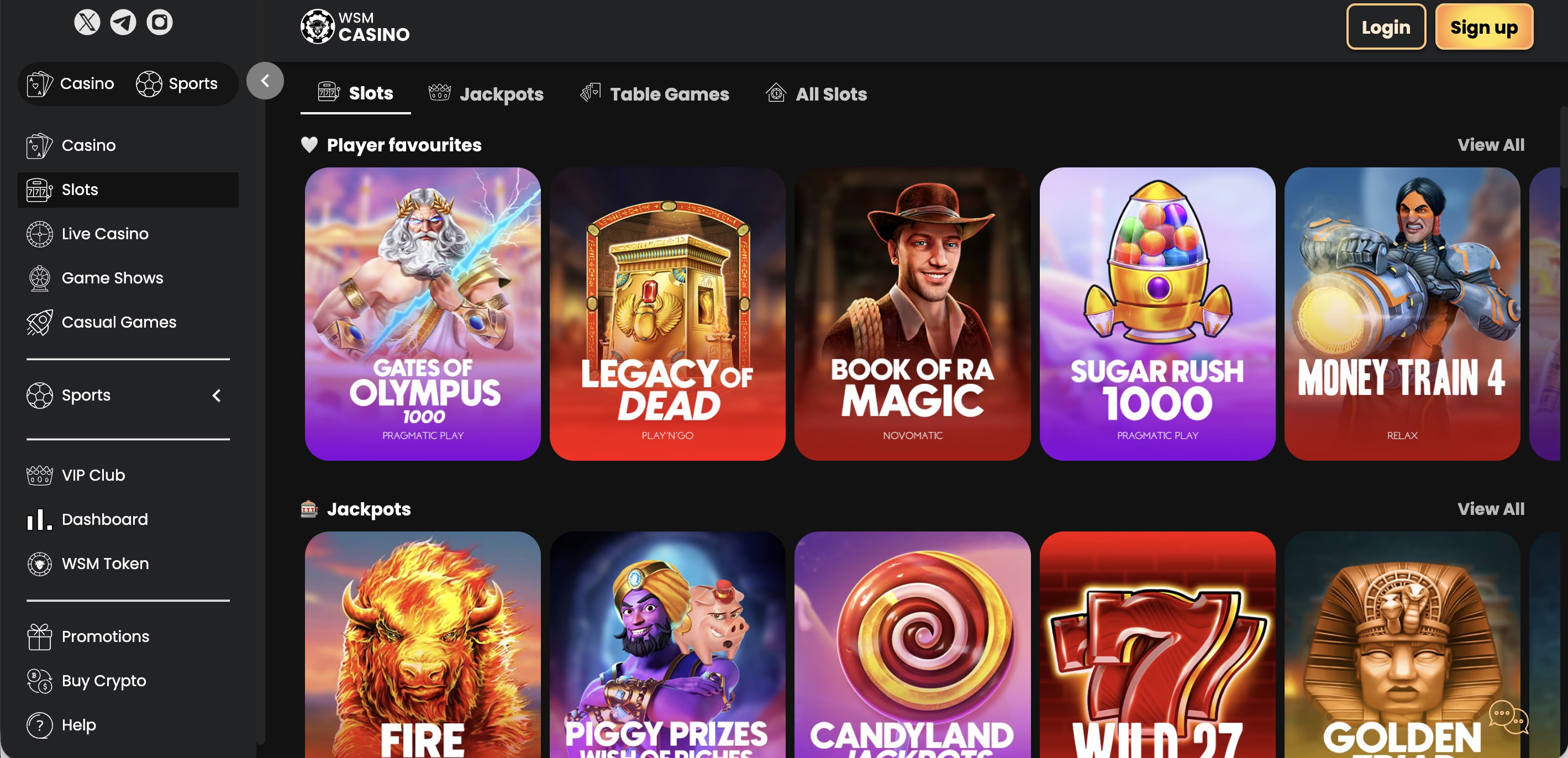 WSM Casino Slots