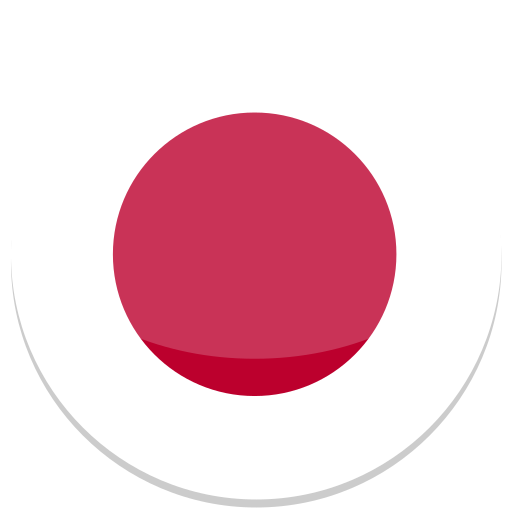 japan flag round