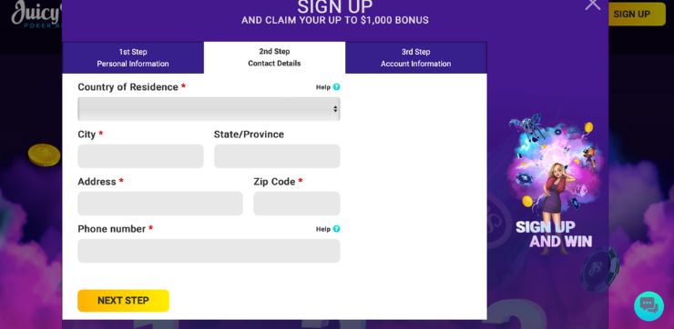 Contact Details poker online