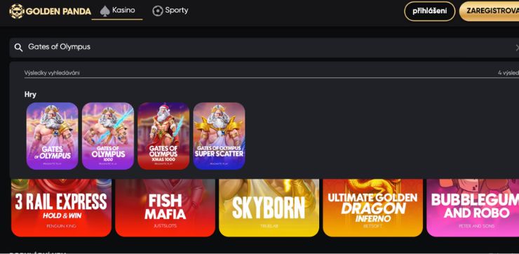 Launching goo Spuštění hry Gates of Olympus