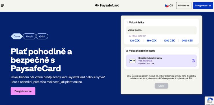 Co je kasino Paysafecard a jak funguje paysafecard casino
