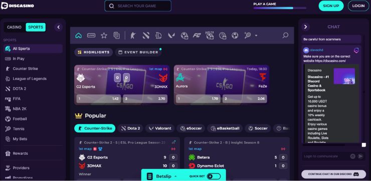 discasino betting offices