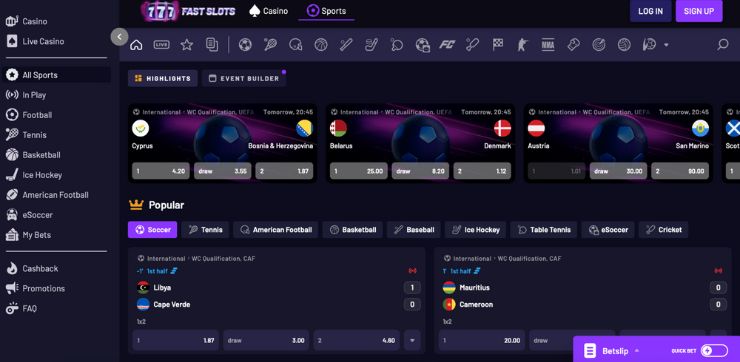 fastslots betting offices