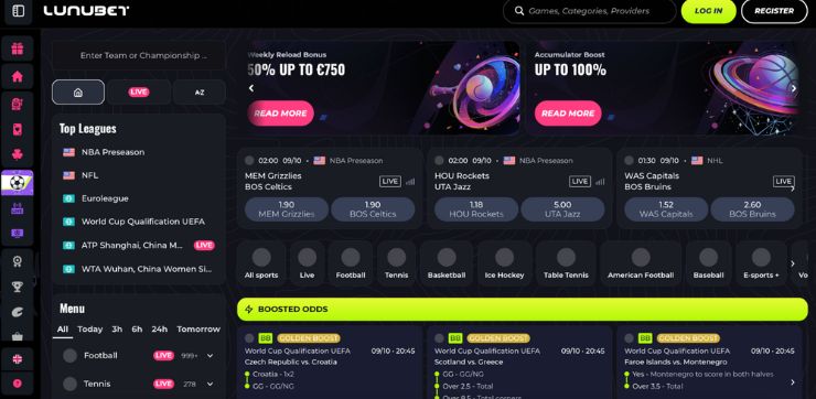 lunubet betting offices