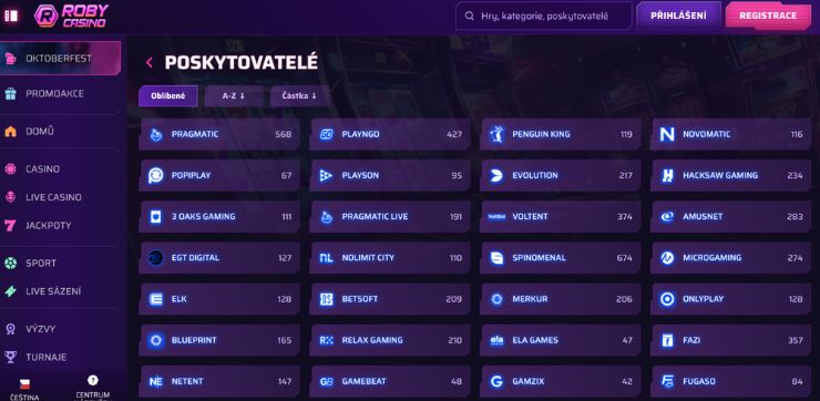 robycasino pragmatic online casino bonus za registraci