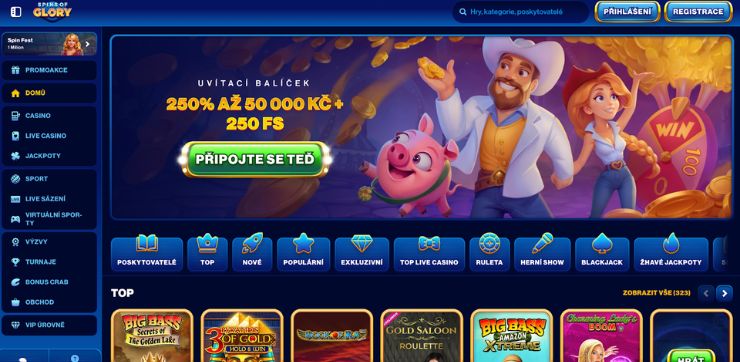 spinsofglory1 online casino bez bankovního účtu