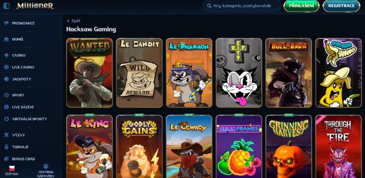 millioner cz Wanted Dead or a Wild