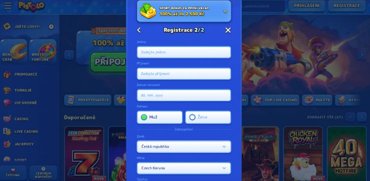 personal information and verifying your account
