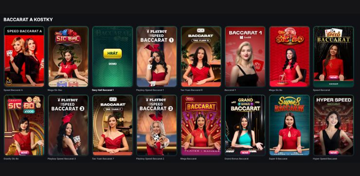Baccarat casino – demo Bakarat casino – demo verze a mobilní hraní