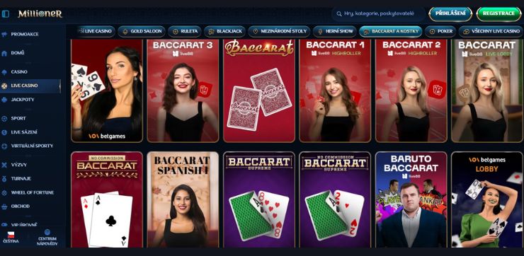 Millioner Bakarat casino
