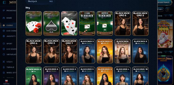 Millioner Špičková mobilní optimalizace pro blackjack