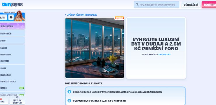 OnlySpins casino nabízí jedinečné bonusy