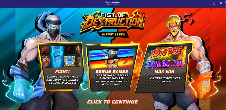 Recenze automatu Fist of Destruction – akční novinka od Hacksaw Gaming