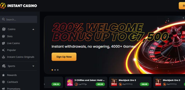 instant casino av