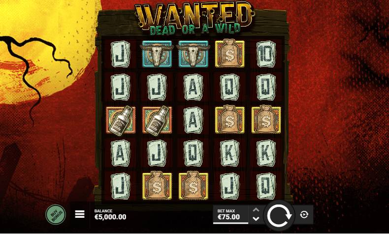 Wanted Dead or a Wild Slot