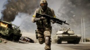 Battlefield Bad Company 2 Soldat läuft vor Panzer – Server sind wieder online