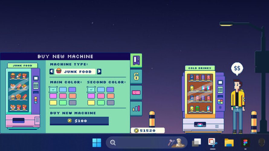 Tiny Vending Machines Videospiel