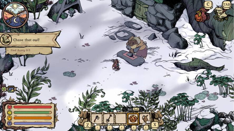 Winter Burrow Videospiel