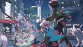 Pokémon Legends Z-A Charakter und Pokemon in Stadt