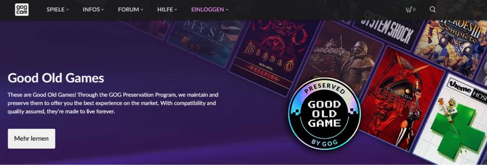 Screenshot GOG