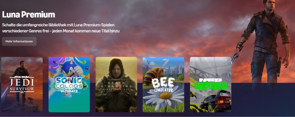Screenshot Amazon Luna 2