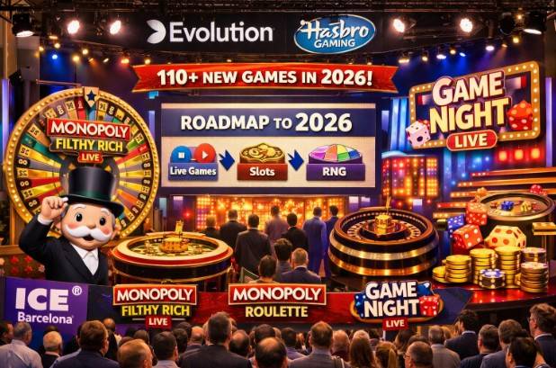 Evolution: Hasbro‑Slots & große 2026‑Roadmap auf der ICE Barcelona
