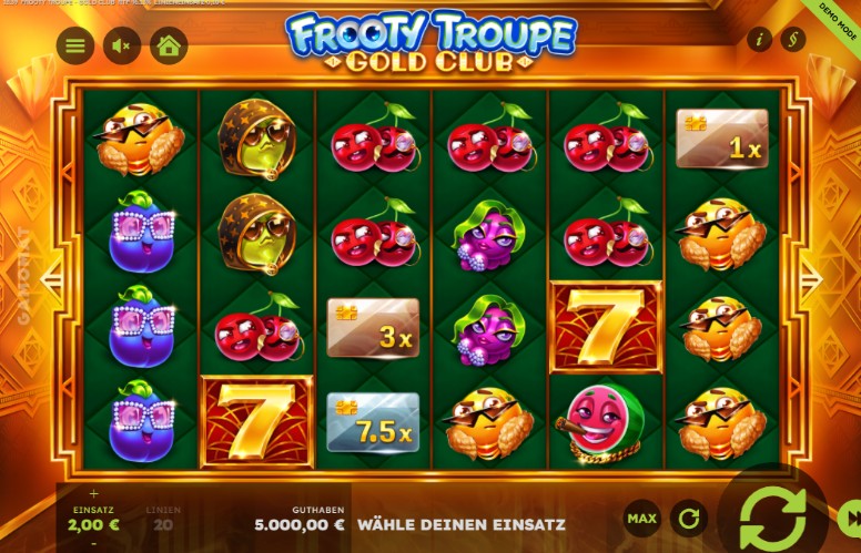 GAMOMAT bringt mit „Frooty Troupe – Gold Club“ frischen Glanz in die Reihe