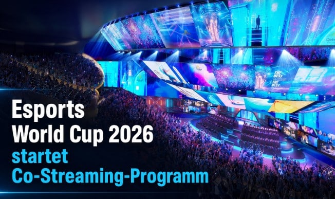 Bewerbungen für das Co-Streaming-Programm des Esports World Cup 2026 gestartet