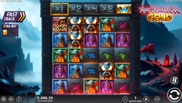 Ragnarok Gold: Avalanche-Chaos, Super Mode & 40.000x von Slotmill!