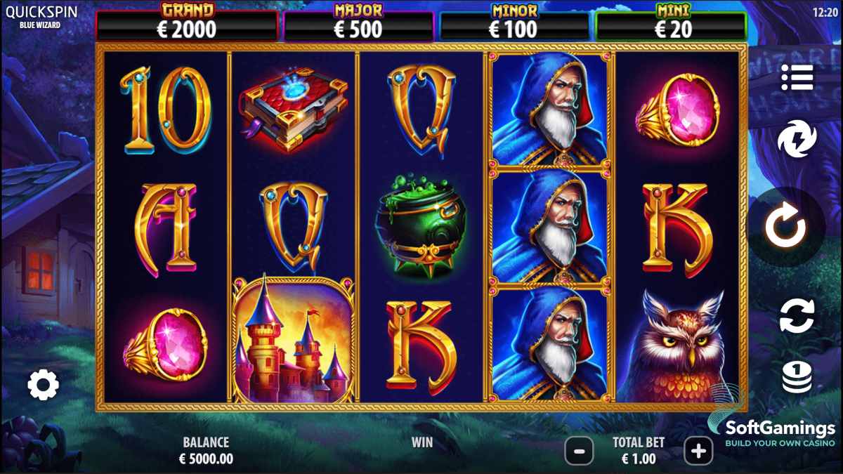 Blue Wizard es una de las mejores slots online en todo el mundo