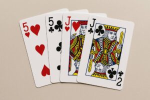 combinación de poker como doble pareja