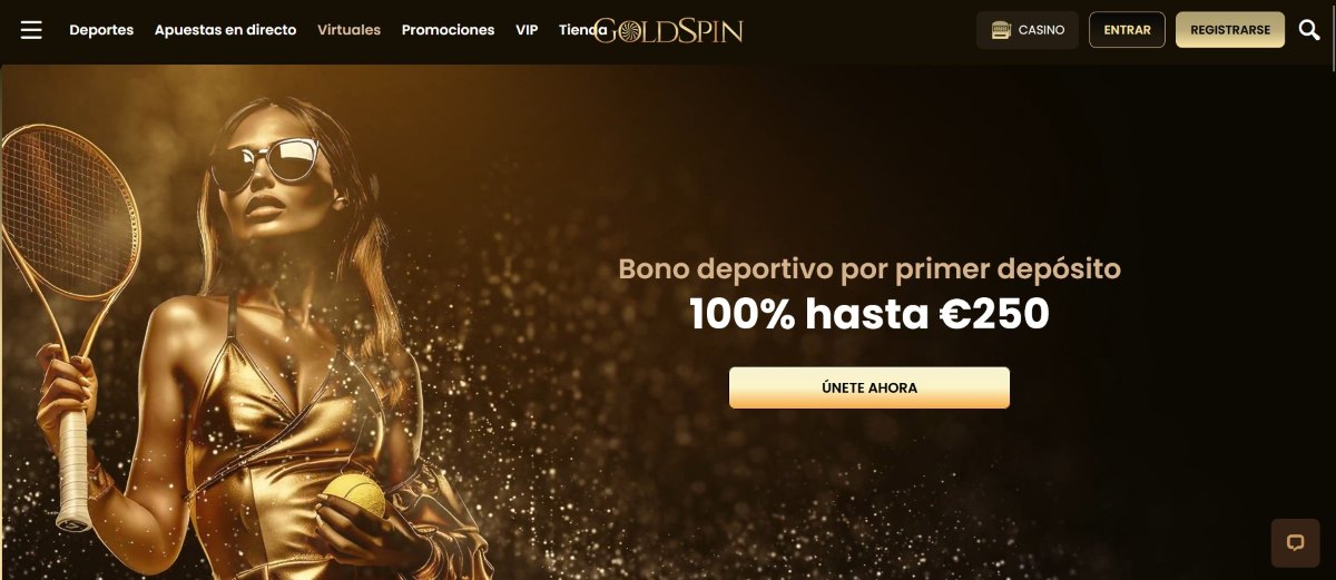 En Goldspin puedes hacer apuestas deportivas sin licencia en todo momento