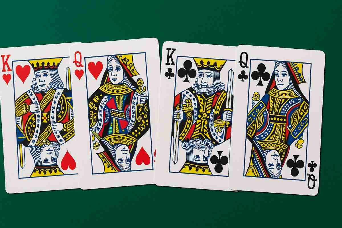 Los reyes y las reinas son cartas de alto valor en el póker