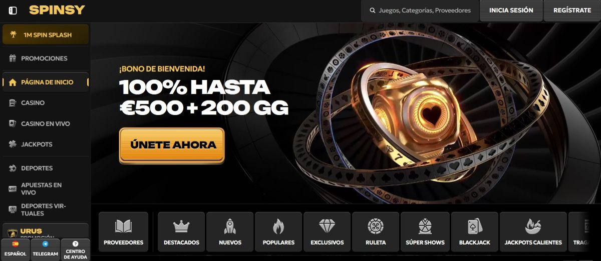 Spinsy, de los mejores casinos sin licencia del mundo