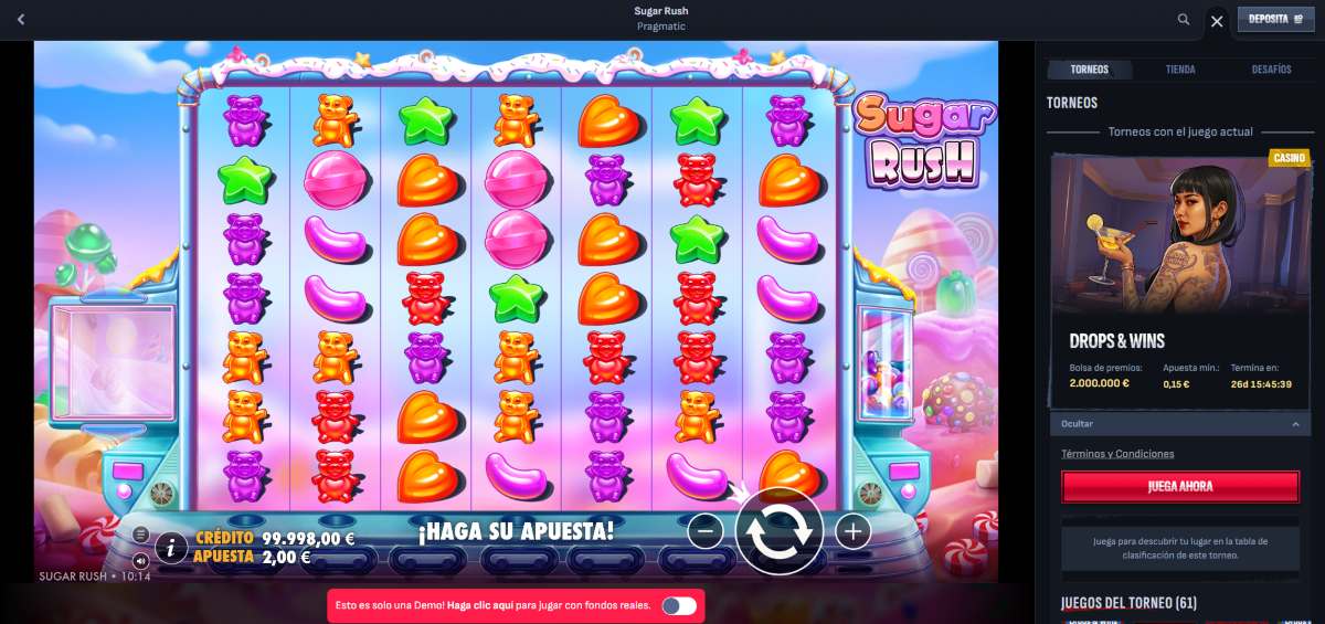 Juega al la Slot Sugar Rush en Mafia casino