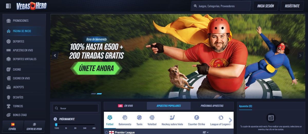 Vegas Hero está en el ranking de los casinos con mejores pagos y ofrece miles de juegos