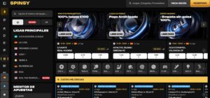 Spinsy donde las apuestas de futbol tienen muchas promociones