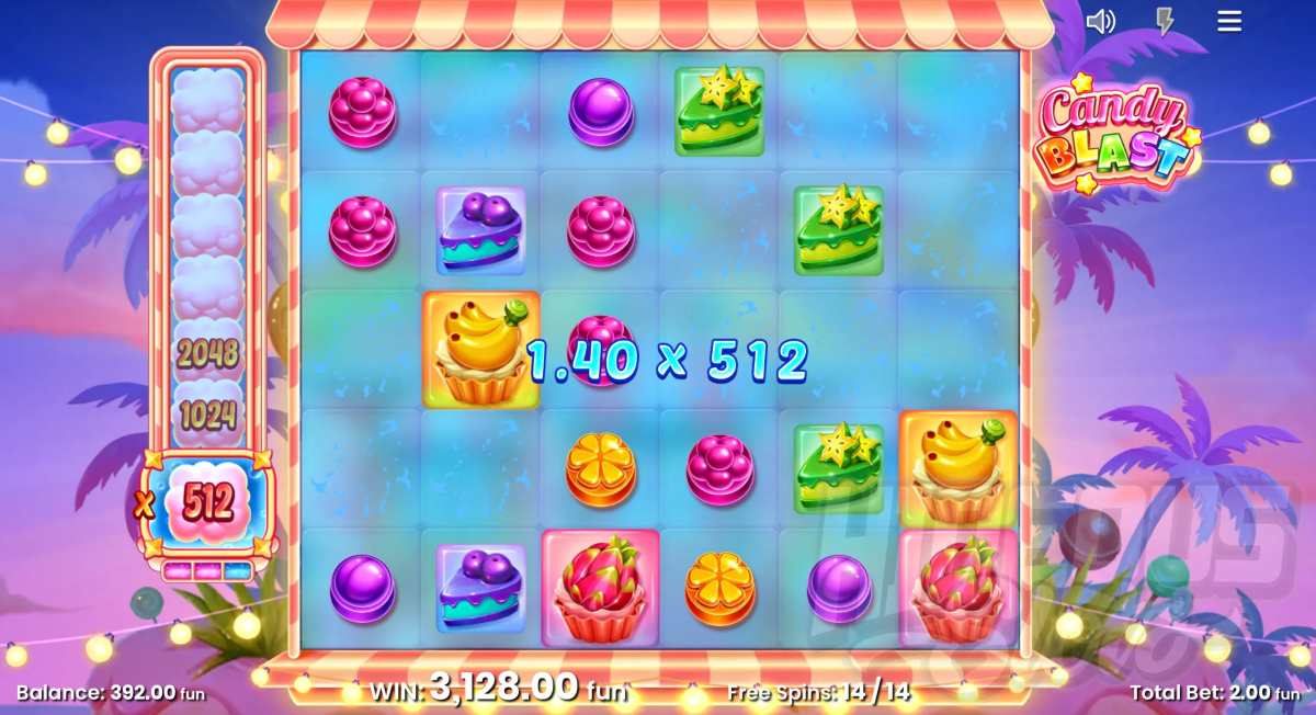 Prueba la tragamonedas de Candy Blast gratuitamente