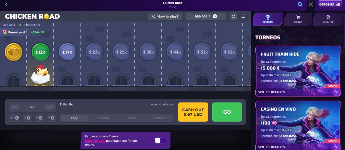 Roby Casino es una de los casinos con Chicken Road más recomendados