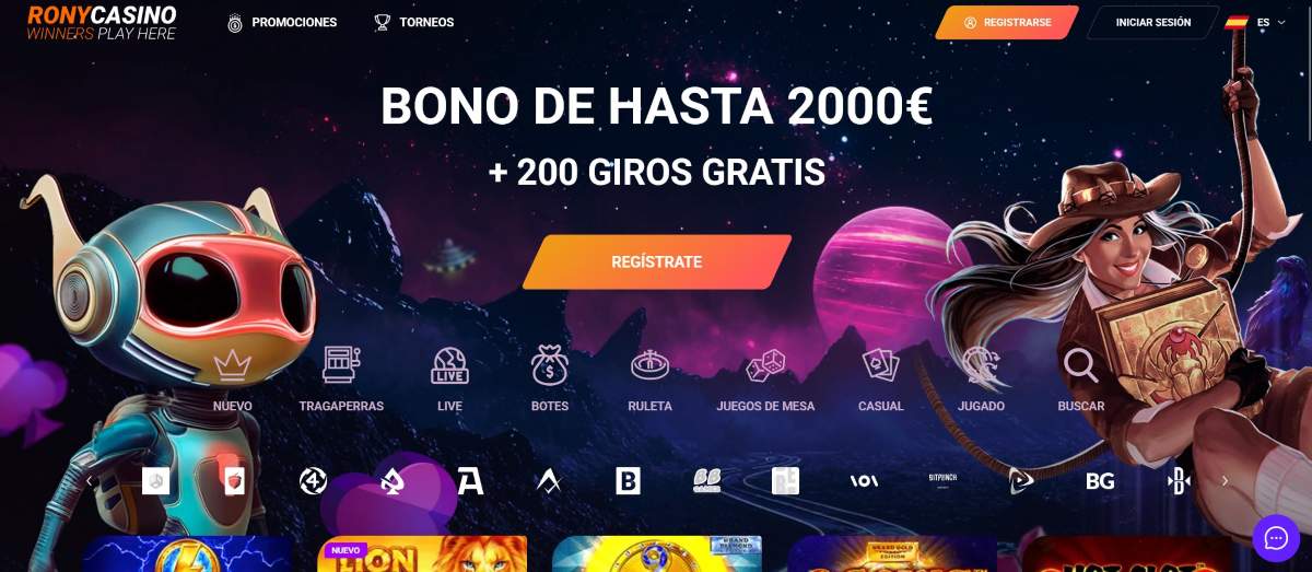 Rony Casino está entre los casinos online de Europa mejor valorados