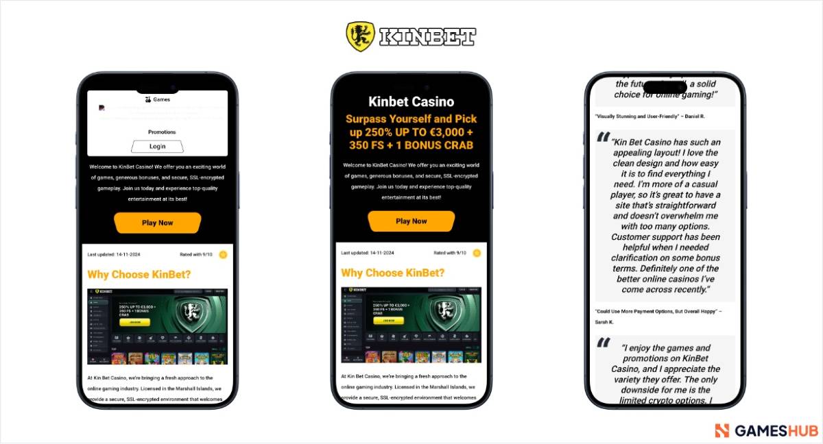 Kinbet es uno de los sitios de casino en línea que más pagan