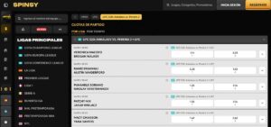 Spinsy donde las apuestas UFC tiene bonos especiales