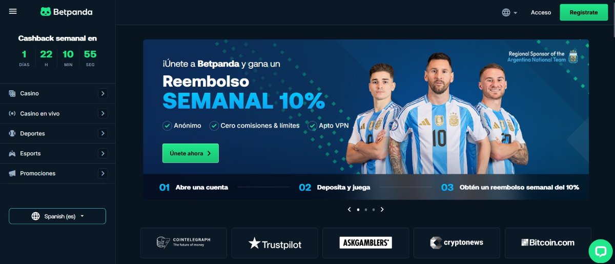 Betpanda es la mejor casa de apuestas con criptomonedas