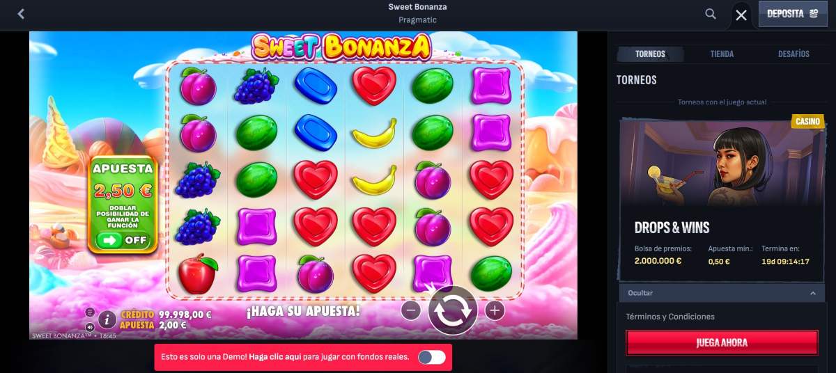 Mafia Casino permite jugar a Sweet Bonanza online
